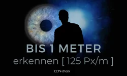 Hikvision DS-2CD2T45G0P-I bis zu 1 Meter erkennen mit 125 Pixel pro Meter
