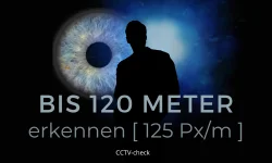 Dahua DH-IPC-HFW5541E-Z5E-S3 (7-35mm) bis zu 120 Meter erkennen mit 125 Pixel pro Meter