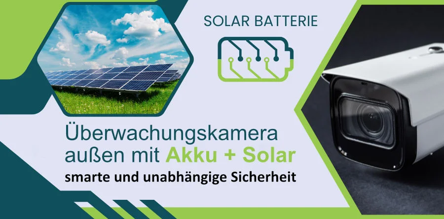 Kabellose Überwachungskamera außen