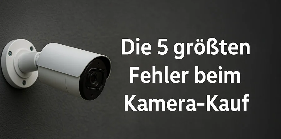 Die 5 häufigsten Fehler beim Kauf einer Überwachungskamera – und wie du sie vermeidest