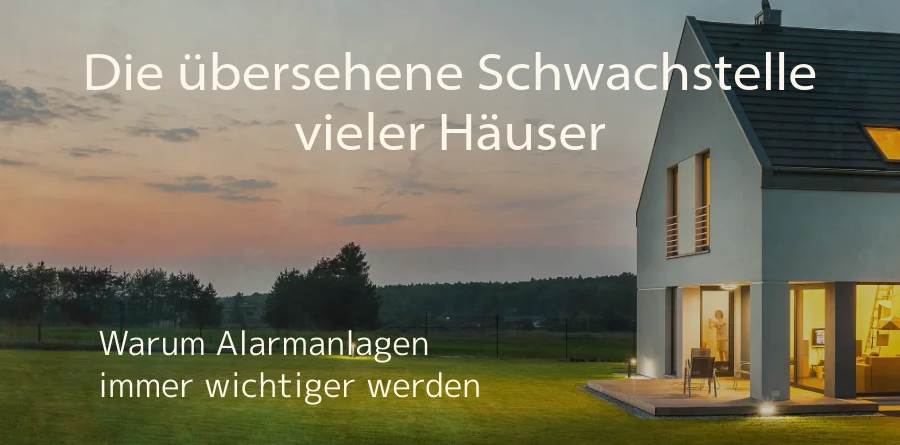 Die übersehene Schwachstelle vieler Häuser: Warum Alarmanlagen immer wichtiger werden